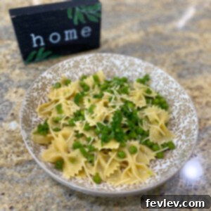 Creamy One-Pot Pasta and Peas dish
