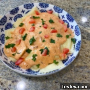 Delicious Creamy Ravioli Sauce with sun-dried tomatoes
