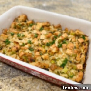 Traditional Thanksgiving Stuffing, a savory holiday classic