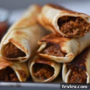 Featured image for Beef Taquitos recipe, showcasing the final dish.