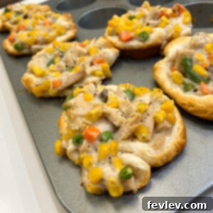 Delicious Chicken Pot Pie Cups