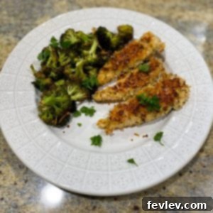 Crispy Parmesan Crusted Chicken and Roasted Broccoli on a Sheet Pan