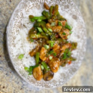 Delicious Chicken and Vegetable Stir Fry with vibrant colors, served on a plate