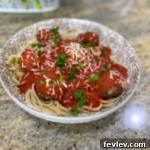 Delicious and juicy turkey meatballs, perfectly browned, ready to be served.