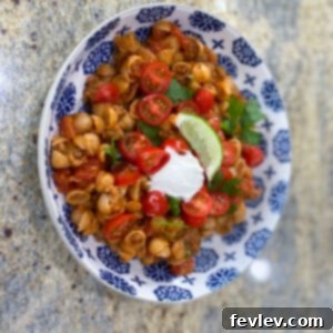 Delicious Taco Mac and Cheese ready to serve