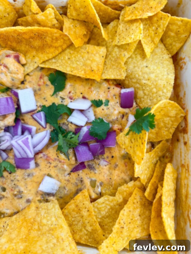 Epic Loaded Baked Queso 9 Baked Loaded Queso ready for serving or storing