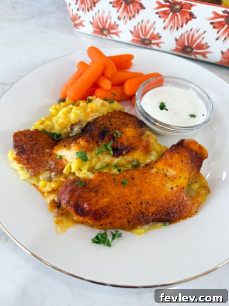 Golden Oven-Baked Chicken and Rice Delight 6 Easy No Peek Chicken and Rice Casserole leftovers