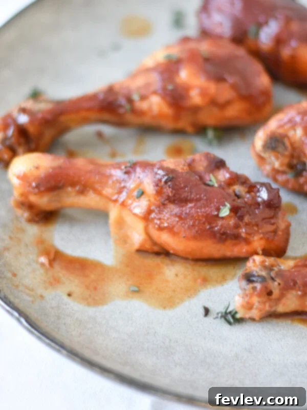BBQ Slow Cooker Chicken Drumsticks