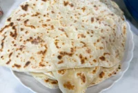 Homemade Naan Flatbread