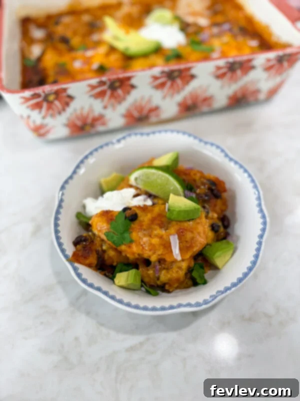 Chicken Black Bean and Rice Casserole