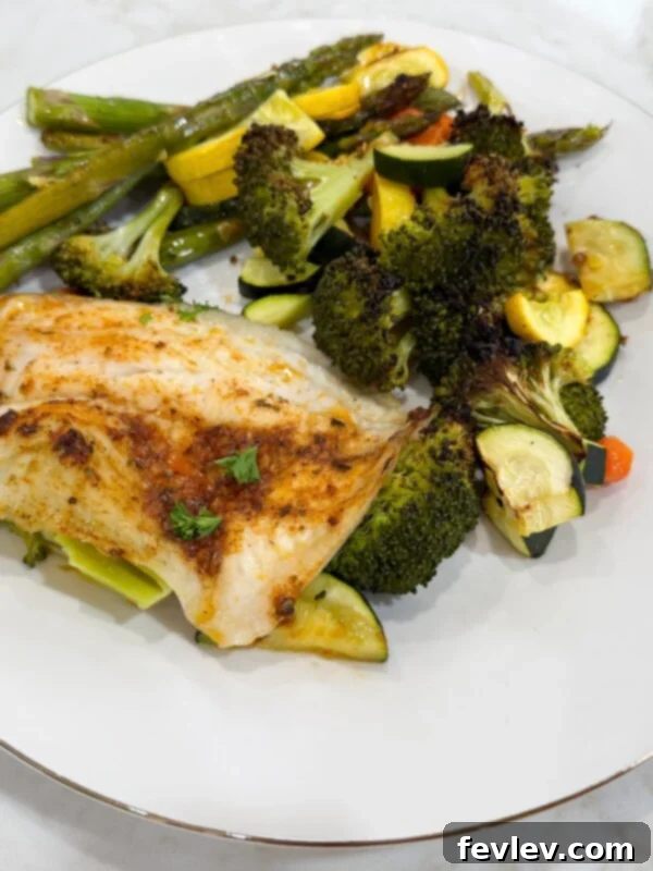 Baked Sheet Pan Tilapia