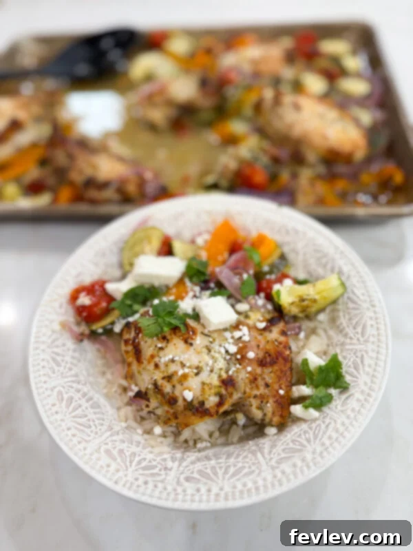 Sheet Pan Greek Chicken