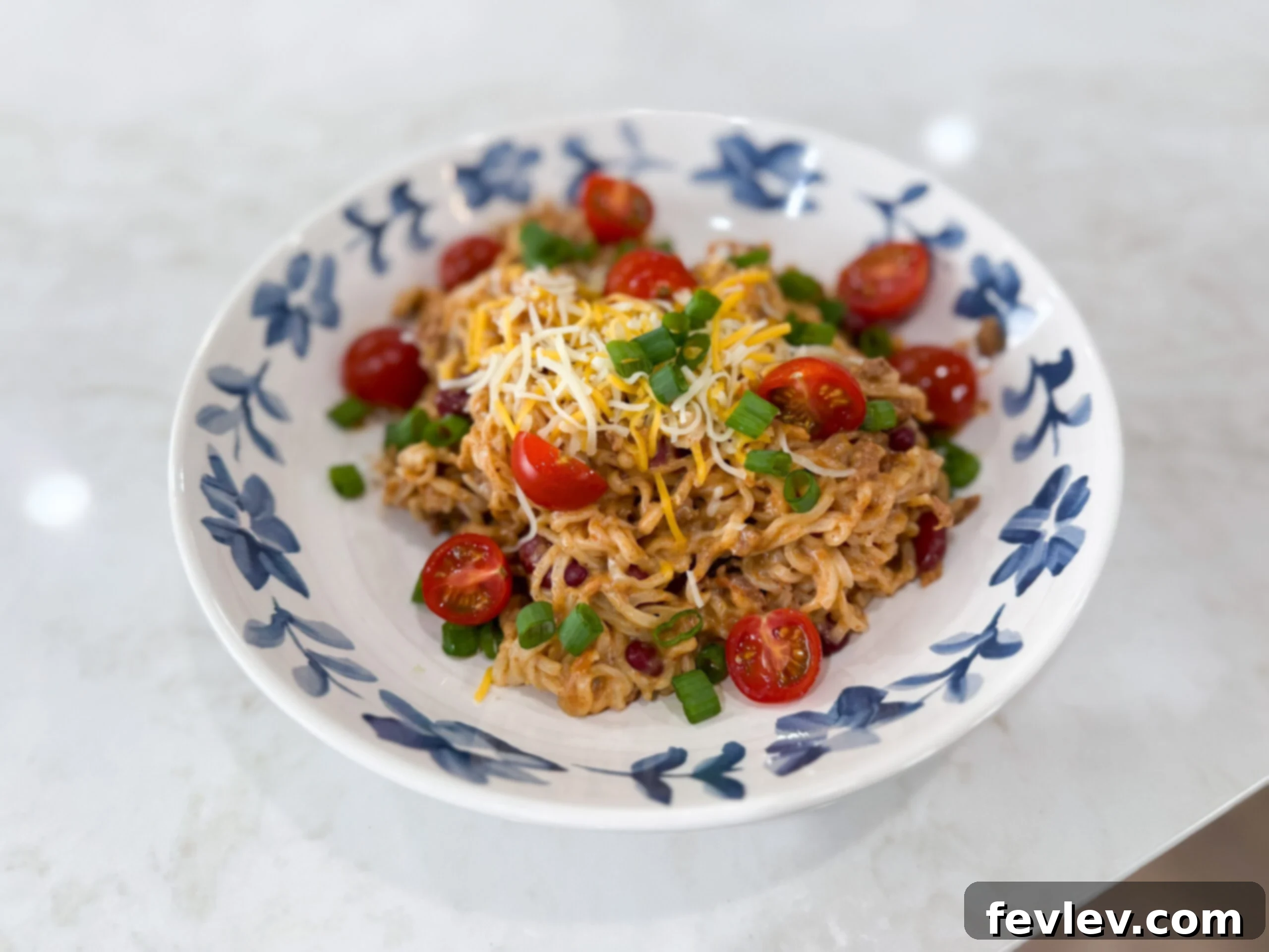 Creamy and Cheesy Taco Ramen