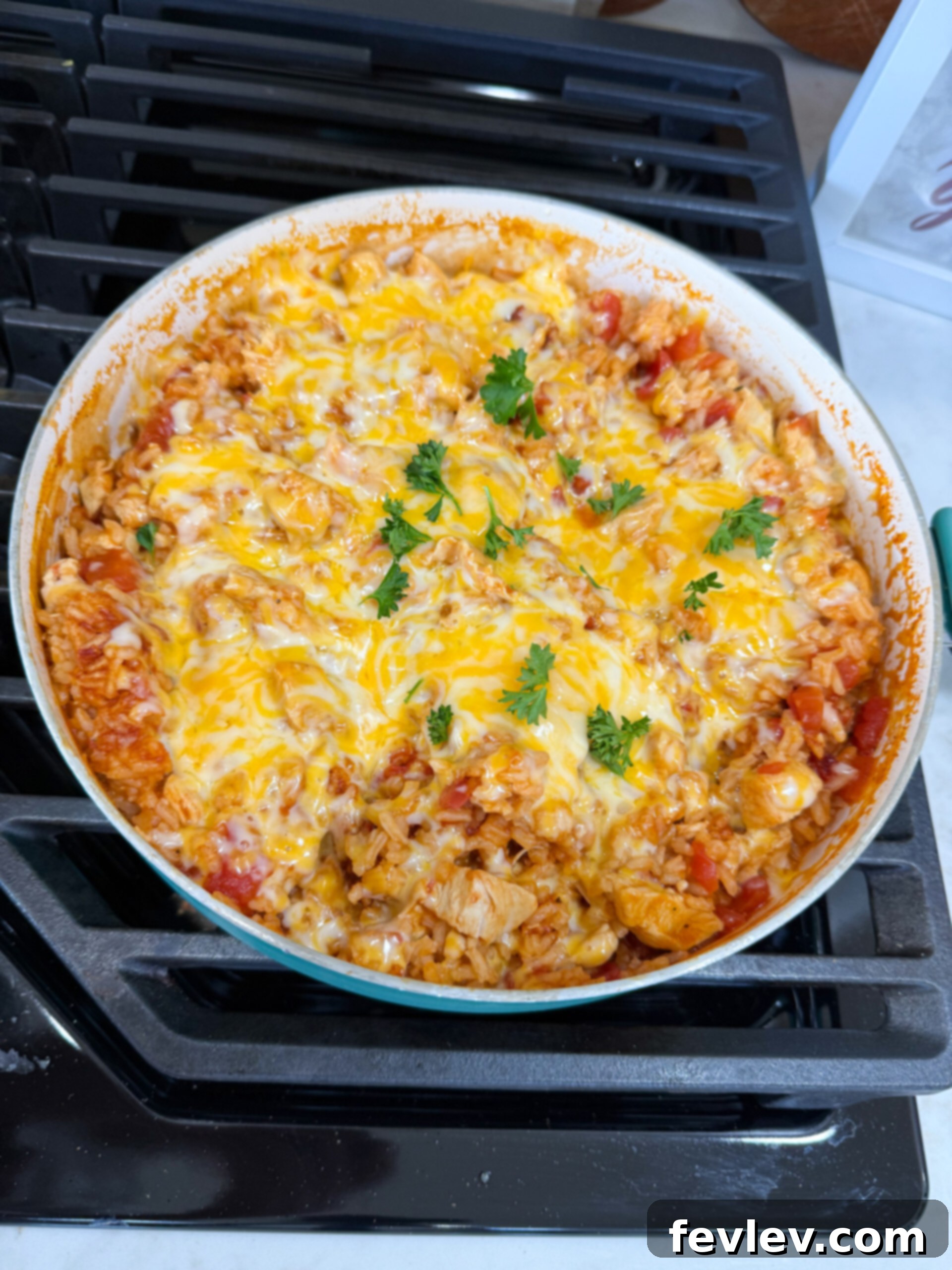 Chicken Taco Rice ready to serve